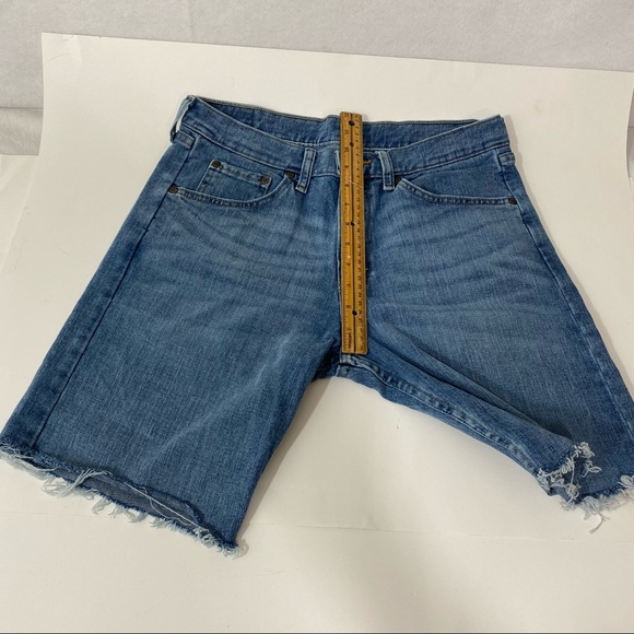 Wrangler High Waist Cut Off Shorts Frayed Shorts regular womens summer s… - Picture 5 of 8